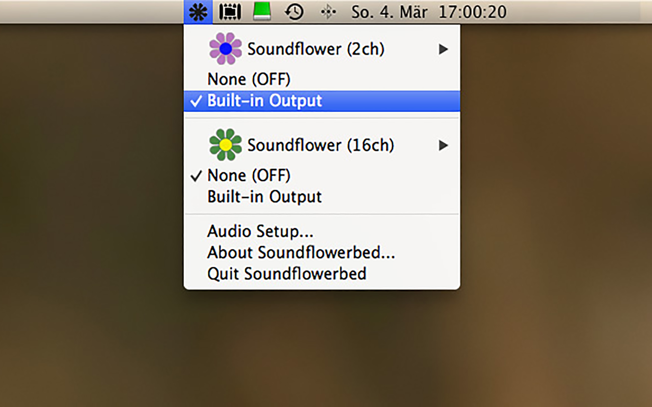 Как удалить soundflower mac os