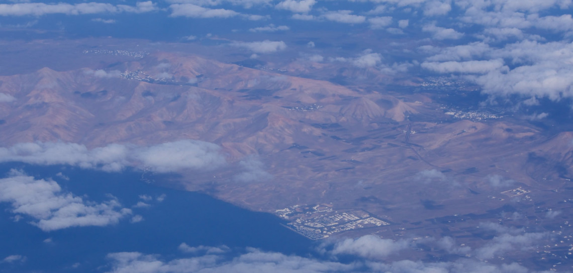 Fuerteventura aus der Luft.