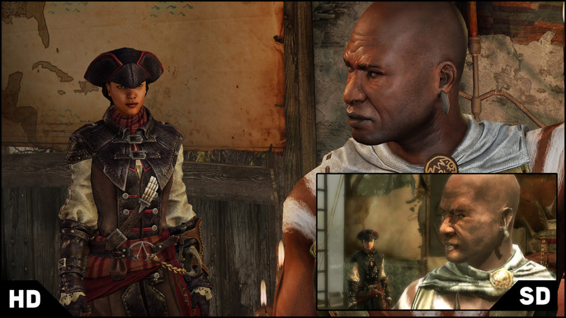 Assassin's Creed Liberation HD: Grafikvergleich auf gamespot.com